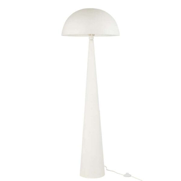 LAMP MUSHROOM METAL MATT WHITE LARGE
