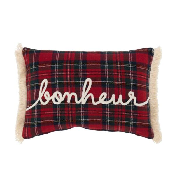 CUSHION TILES BONHEUR RED/GREEN