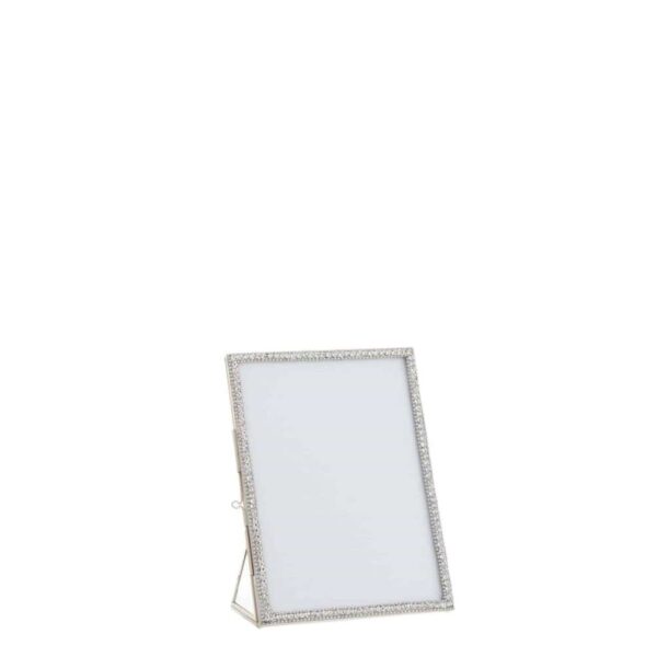 PHOTOFRAME JEWEL METAL/GLASS SILVER SMALL