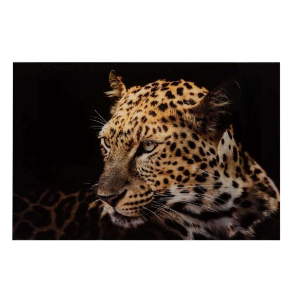 WALL DECO LEOPARD TEMPERED GLASS MIX