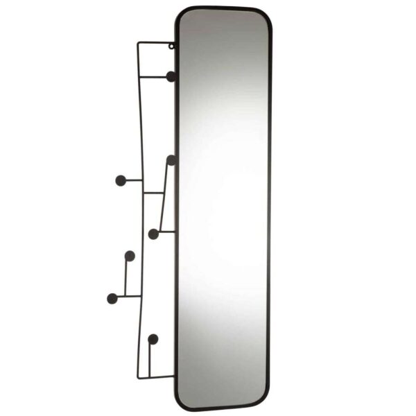 MIRROR ARLO HOOKS HIGH BLACK