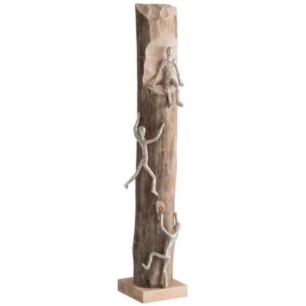 FIGURE 3CLIMBERS WOOD/ALUMINIUM NATURAL/SILVER