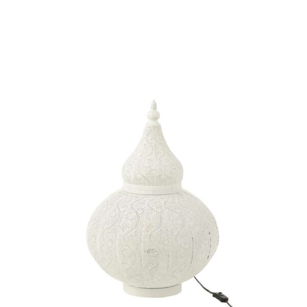 LAMP ALADIN METAL WHITE SMALL