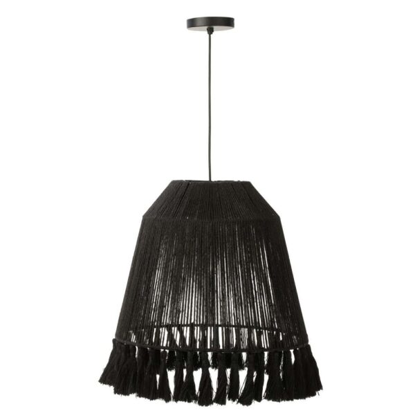PENDANT LAMP CELIA JUTE BLACK LARGE