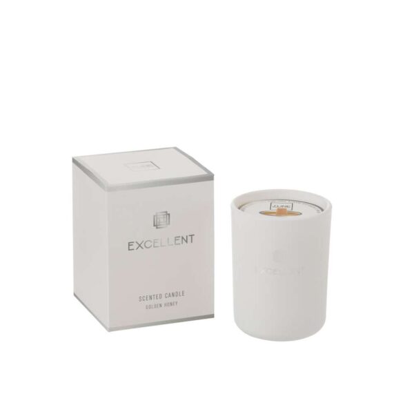 SCENTED CANDLE EXCELLENT GLASS WHITE SMALL-50U