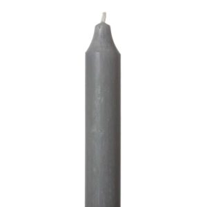 Kronelys Rustikk 2,2X30Cm 39 Lys Grå