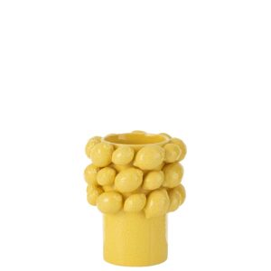 VASE LEMONS CERAMIC YELLOW SMALL