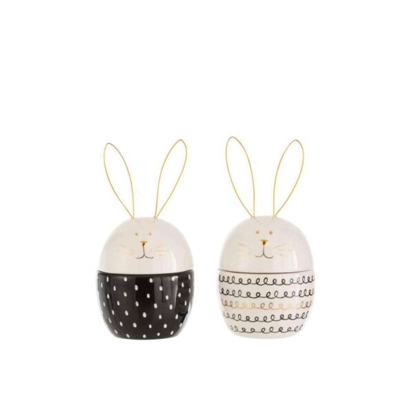 STORAGE JAR RABBIT CERAMIC ASS2