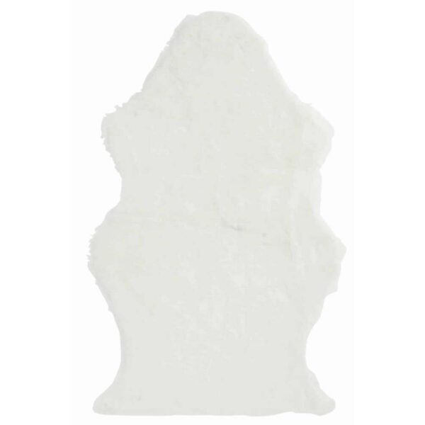 FLOOR MAT SHEEP FAKE FUR WHITE