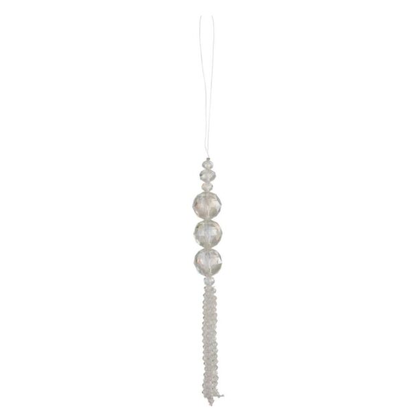 HANGER PEARL PLASTIC WHITE SMALL