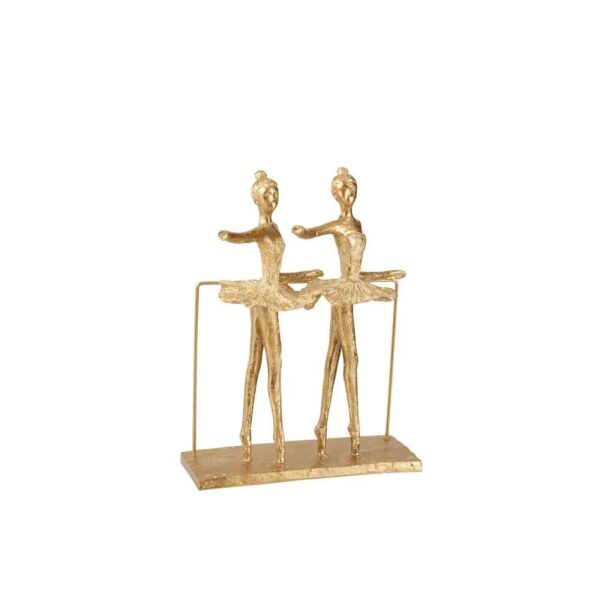 2 BALLERINAS POLY GOLD