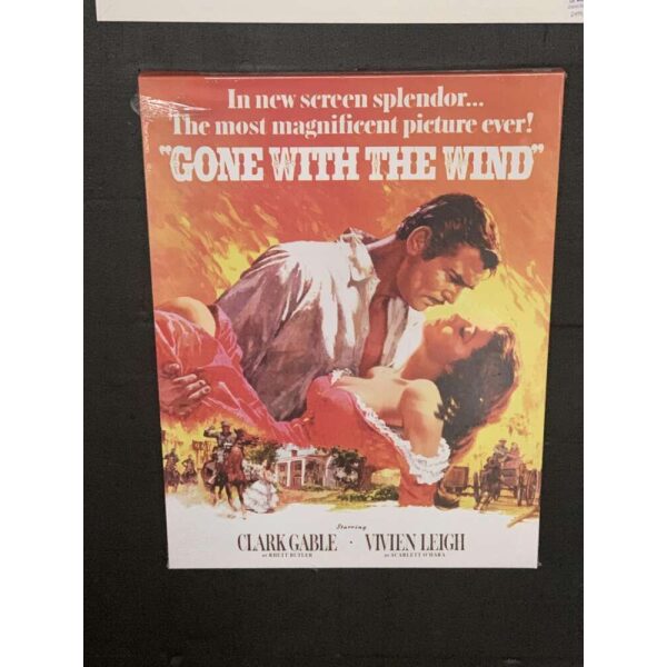 Canvas Lerretsbilde  -Tatt av vinden / Gone with the wind- legendarisk bilde -60x80