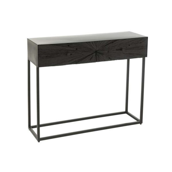 CONSOLE SHANIL WOOD/IRON BLACK