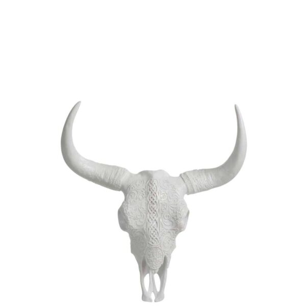 SKULL HANGING IBIZA POLYRESIN WHITE