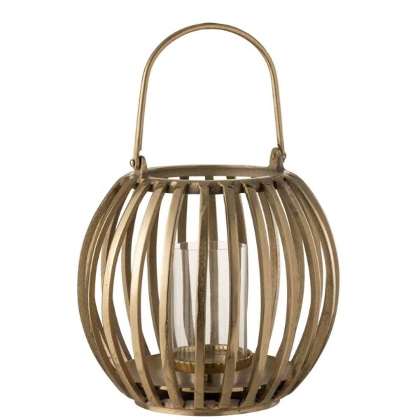 LANTERN BALL ALUMINIUM GOLD