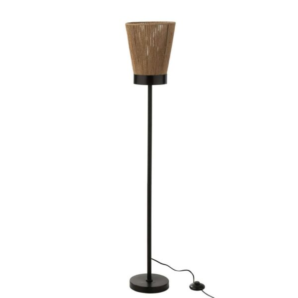 STANDING LAMP LUNA JUTE BEIGE LARGE