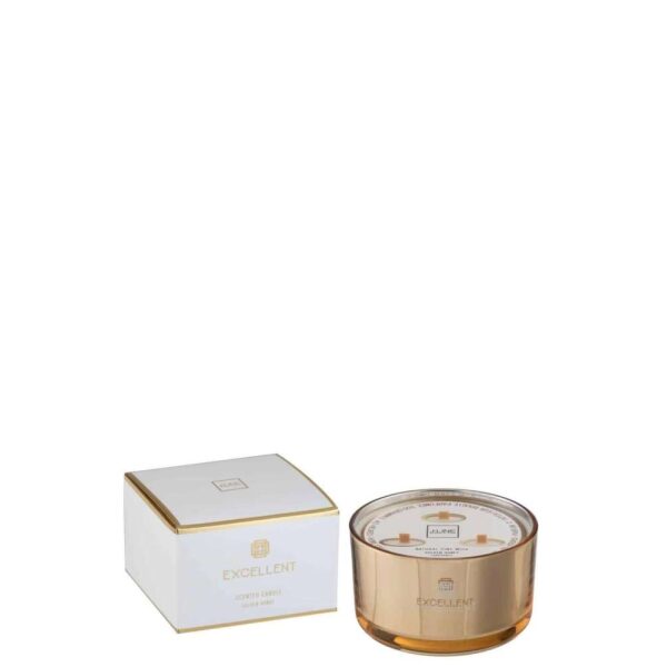 SCENTED CANDLE EXCELLENT GOLDEN HONEY GOLD LARGE-40HOURS