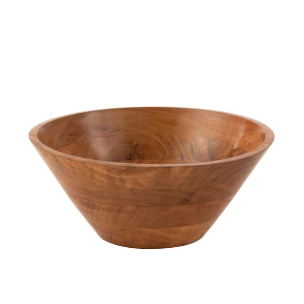 BOWL ACACIA WOOD DARK NATURAL LARGE