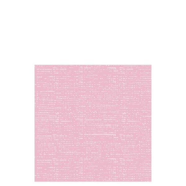 PACK 12 NAPKINS TEXTTILE TOUCH PAPER LIGHT PINK LARGE