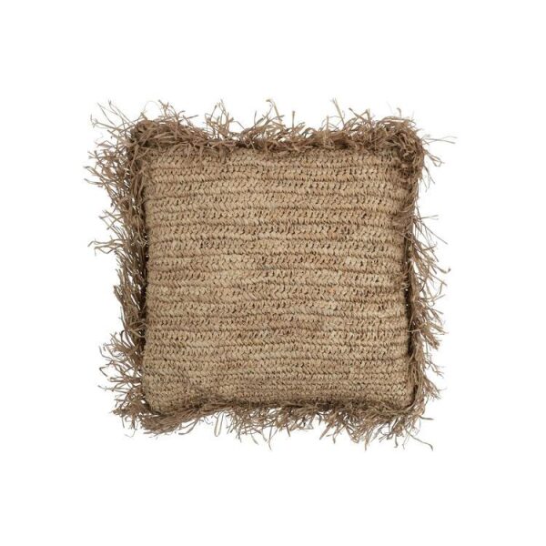 CUSHION JEFF SQUARE RAFFIA NATURAL LARGE
