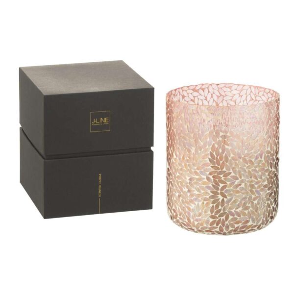 SCENTED CANDLE TENDER ROSE WAX PINK EXTRA LARGE-150HOURS