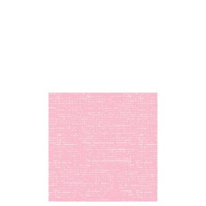 PACK 16 NAPKINS TEXTTILE TOUCH PAPER LIGHT PINK SMALL