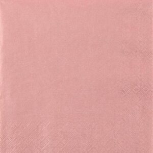 Serviett gammelrosa perleeffekt 33X33Cm