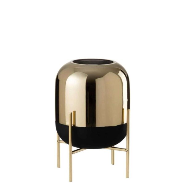 HURRICANE ON FOOT GLASS BLACK/GOLD SMALL