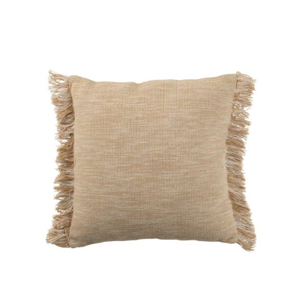 CUSHION FRINGES COTTON BEIGE