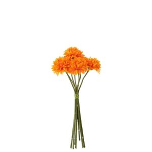 BOUQUET BALL MUM PLASTIC ORANGE