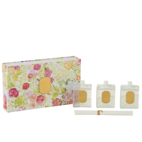 BOX 3 SCENTED OIL HAPPINESS BLOOMS MIMOSA & ROSE WHITE