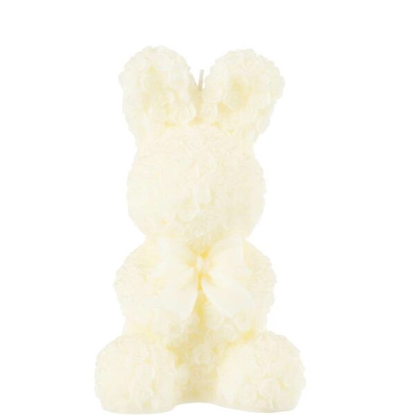 CANDLE RABBIT WHITE LARGE-25H