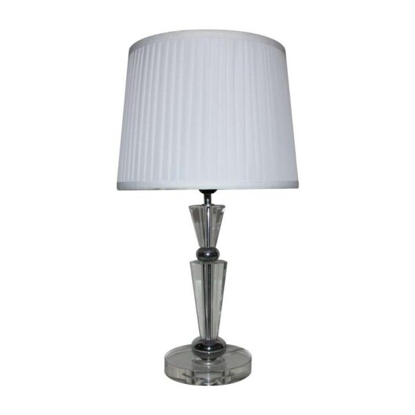 Lampe, bordlampe, stuelampem/ skjerm i Krystall Liten -15X15X37cm