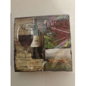 Serviett Kaffe 25x25cm