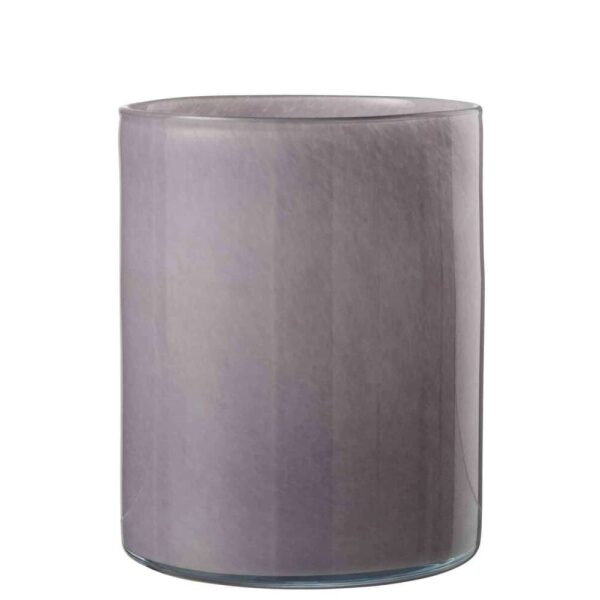 TEALIGHT HOLDER JADE LIGHT PURPLE LARGE