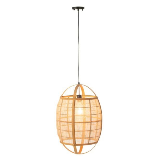 HANGING LAMP ION LINEN/BAMBOO NATURAL SMALL