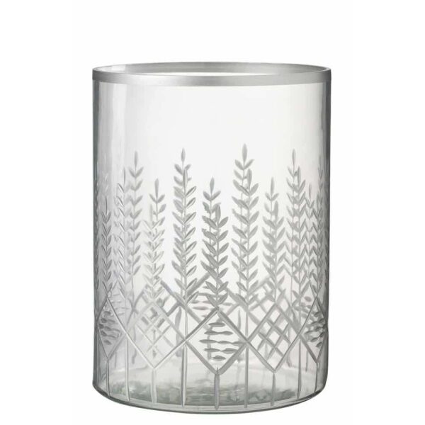 HURRICANE CHLOE GLASS TRANSPARENT/SILVER LARGE
