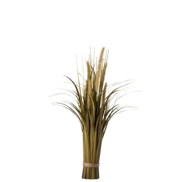 BUNDLE GRASS+TAIL PLASTIC GREEN/BEIGE SMALL