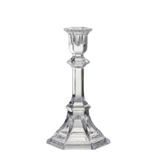 CANDLESTICK CLASSIC GLASS TRANSPARENT LARGE