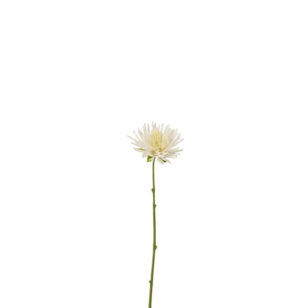 CHRYSANT MINI PLASTIC WHITE SMALL