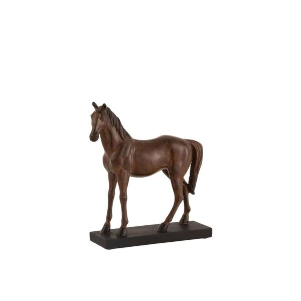 HORSE POLY BROWN SMALL
