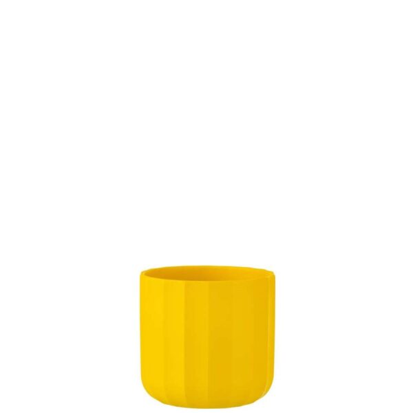 FLOWERPOT SUMMER CERAMIC YELLOW MEDIUM