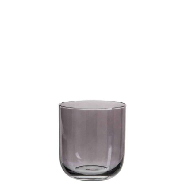 DRINKING GLASS WLS ROUND GLASS DARK GREY