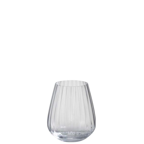 DRINKING GLASS WATER STRIPES GLASS TRANSPARENT