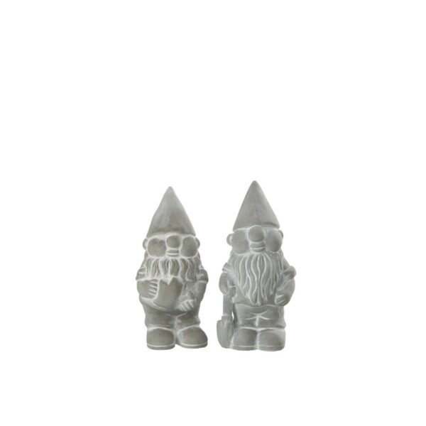 GNOME CEMENT GREY SMALL ASSORTMENT OF 2
