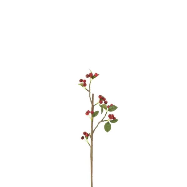 BRANCH BERRIES FINE PLASTIC RED/GREEN SMALL