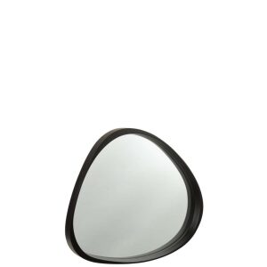 MIRROR GILES MDF/GLASS BLACK SMALL