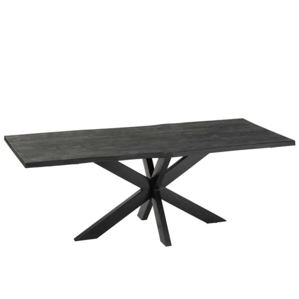 DINING TABLE GERARD BIG MANGO WOOD BLACK