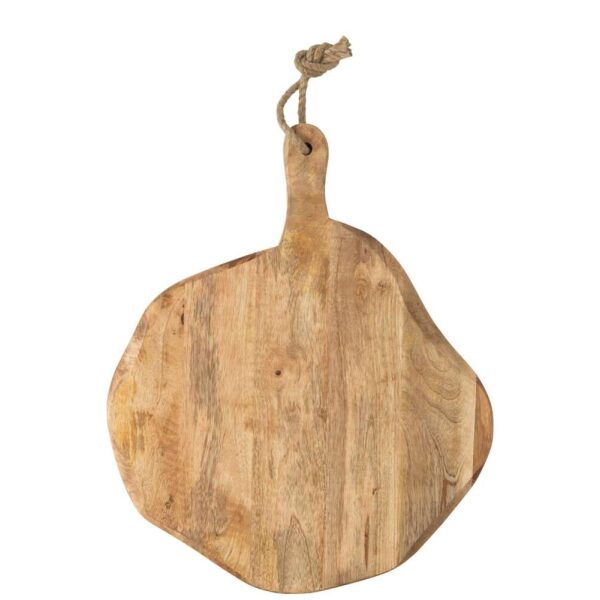 CUTTING BOARD ROUND ORGANIC WOOD