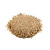 CUSHION ROUND RAFFIA NATURAL
